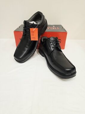 Deer Stags Men's Williamsburg Black Lace-Up Oxford Dress Shoes